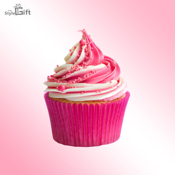 Pink Marble Cupcake